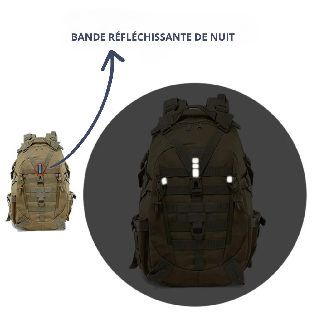Sac à dos de randonnée 40L imperméable et robuste | Montelac - Montelac