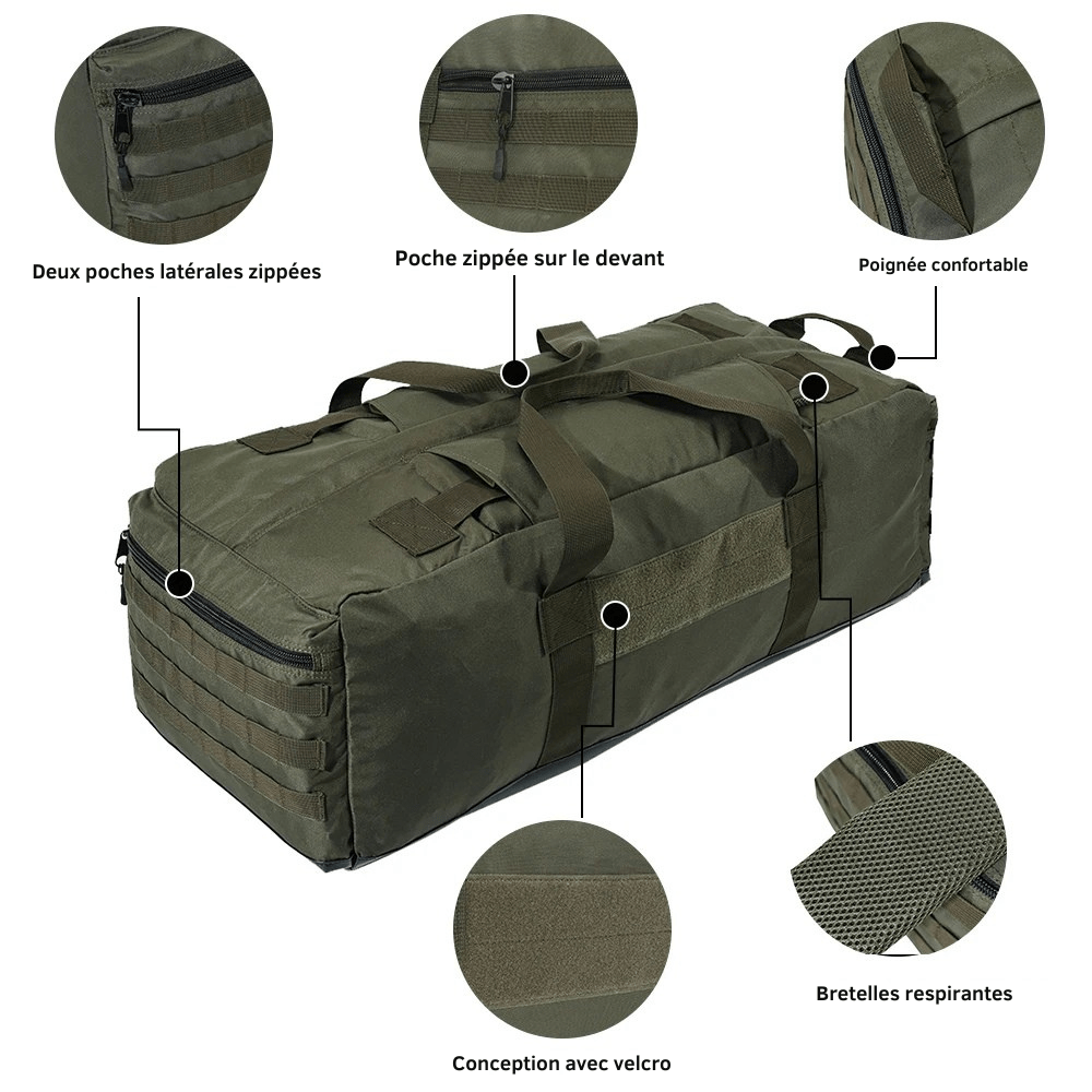 Sac à dos de randonnée 80L robuste et imperméable | Montelac - Montelac