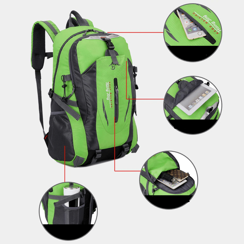 Sac à dos de randonnée imperméable 40 L et respirant | Montelac - Montelac