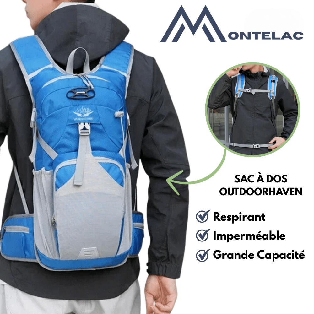 Sac à dos imperméable léger pour activités outdoor et cyclisme | Montelac - Montelac