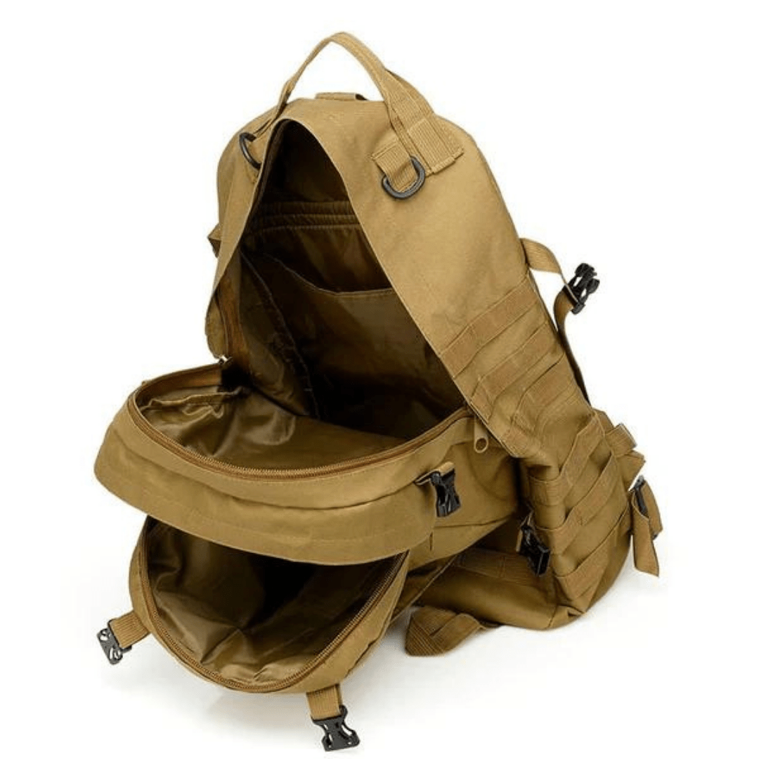 Sac à dos tactique 50L résistant à l’eau avec système MOLLE - Montelac