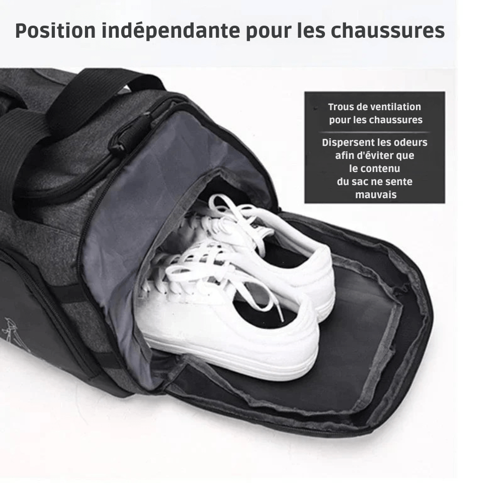 Sac de sport résistant à l’eau avec compartiments multiples - Montelac