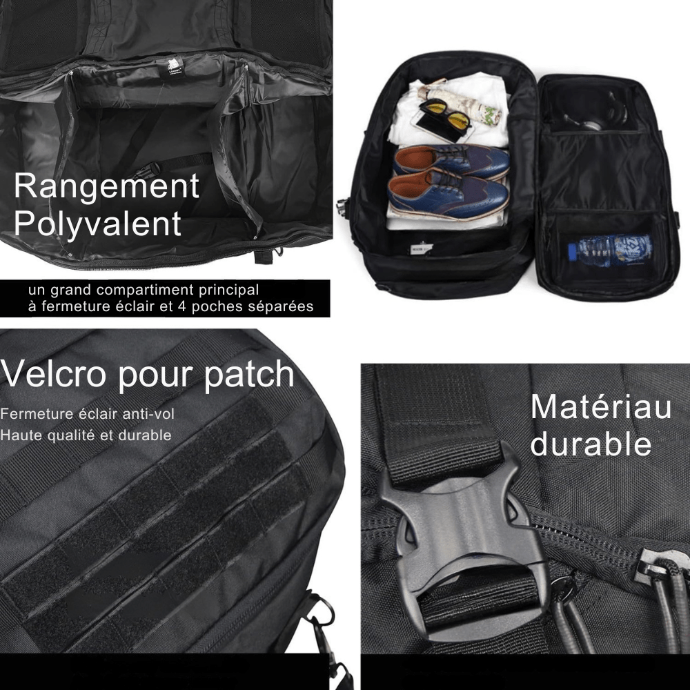 Sac de sport tactique imperméable 3 - en - 1 | Montelac - Montelac