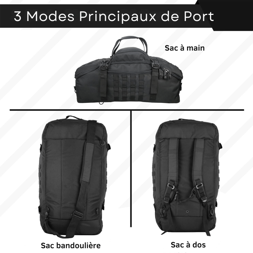 Sac de sport tactique imperméable 3 - en - 1 | Montelac - Montelac