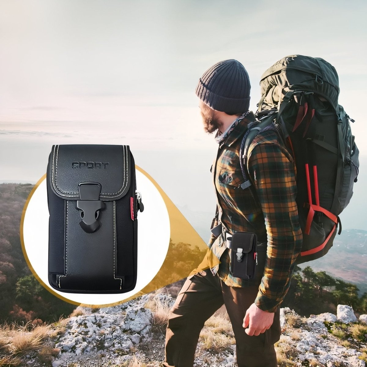 Sacoche de randonnée compacte et résistante | Montelac - Montelac