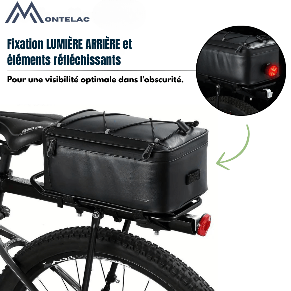 Sacoche de vélo imperméable à grande capacité – Porte - bagages - Montelac