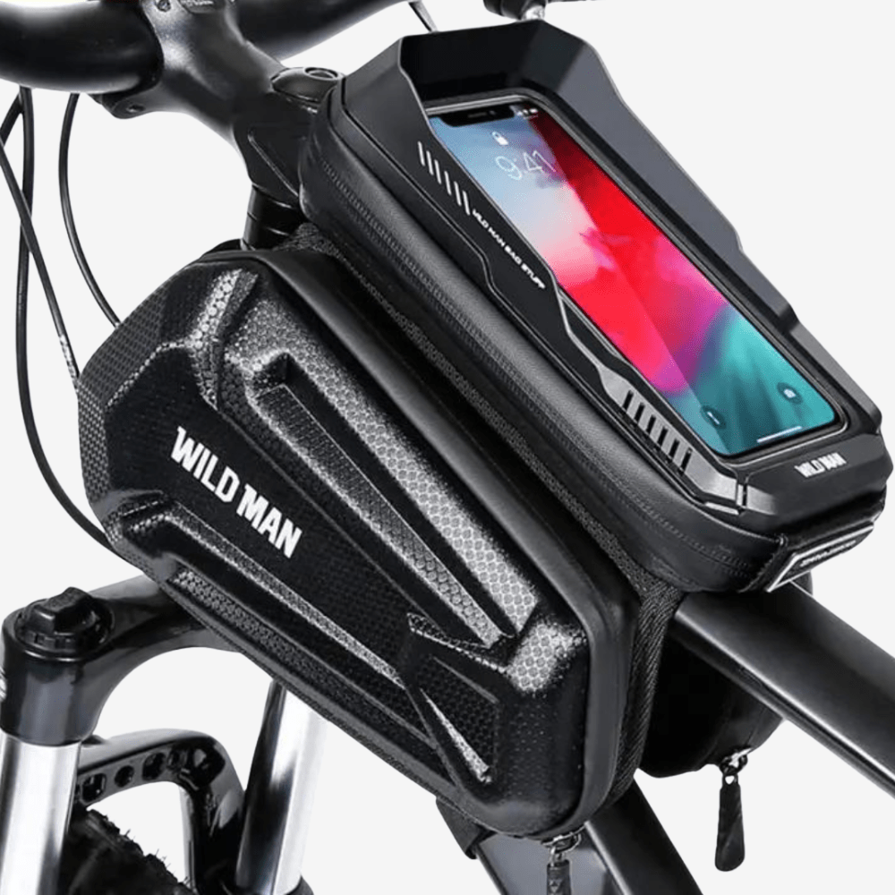 Sacoche vélo imperméable 3 - en - 1 avec support tactile pour téléphone - Montelac