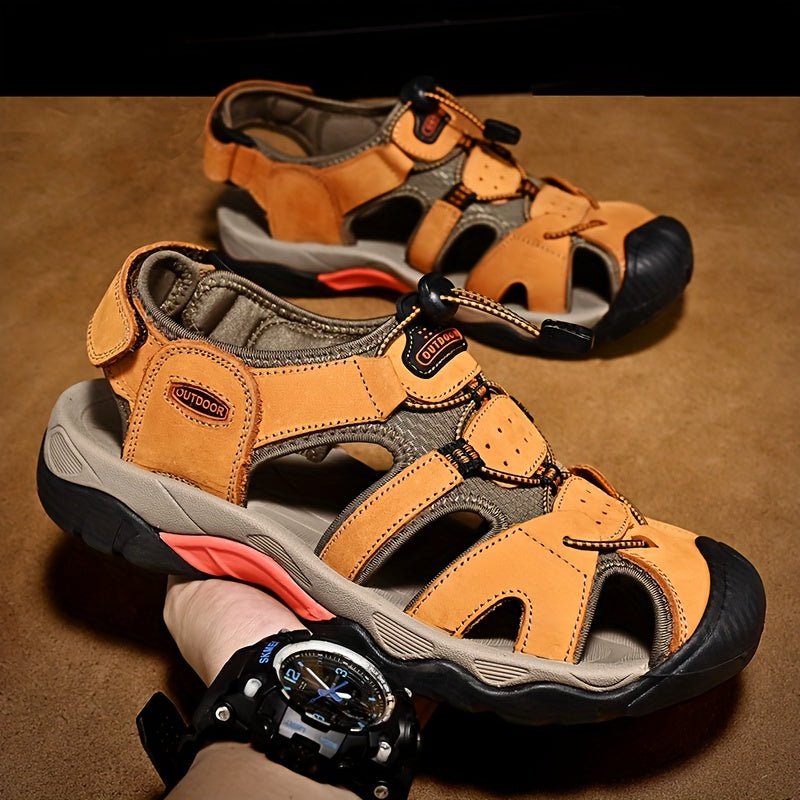 Sandales légères antidérapantes à lacet pour homme | Montelac - Montelac