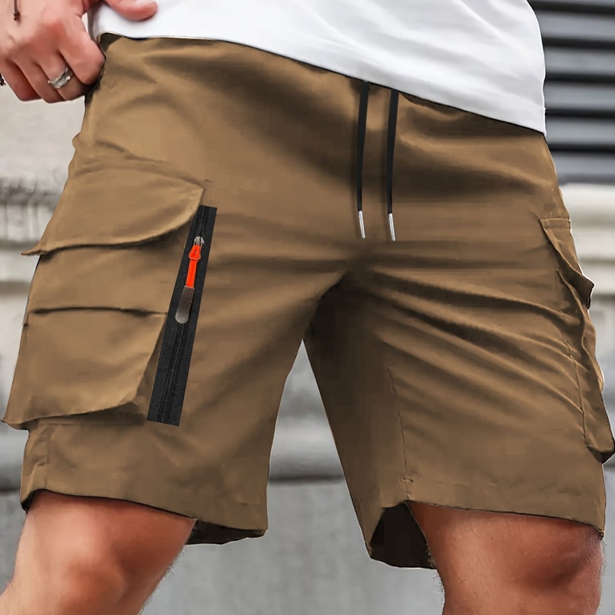 Short cargo léger à poches zippées pour homme | Montelac - Montelac
