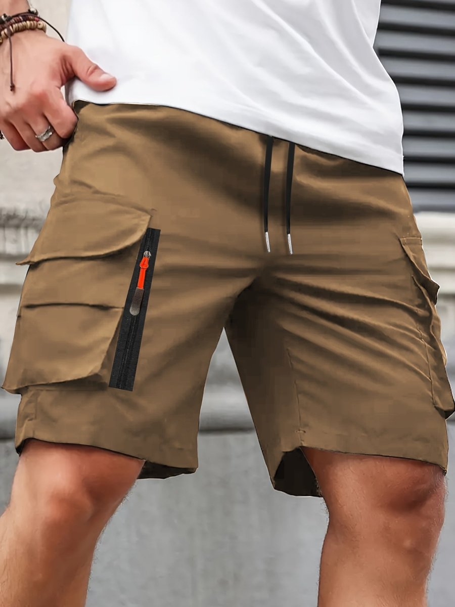 Short cargo léger à poches zippées pour homme | Montelac - Montelac