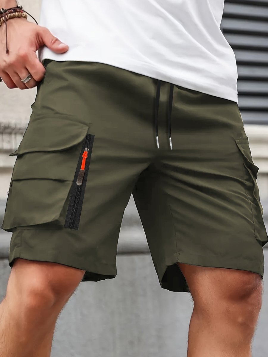 Short cargo léger à poches zippées pour homme | Montelac - Montelac