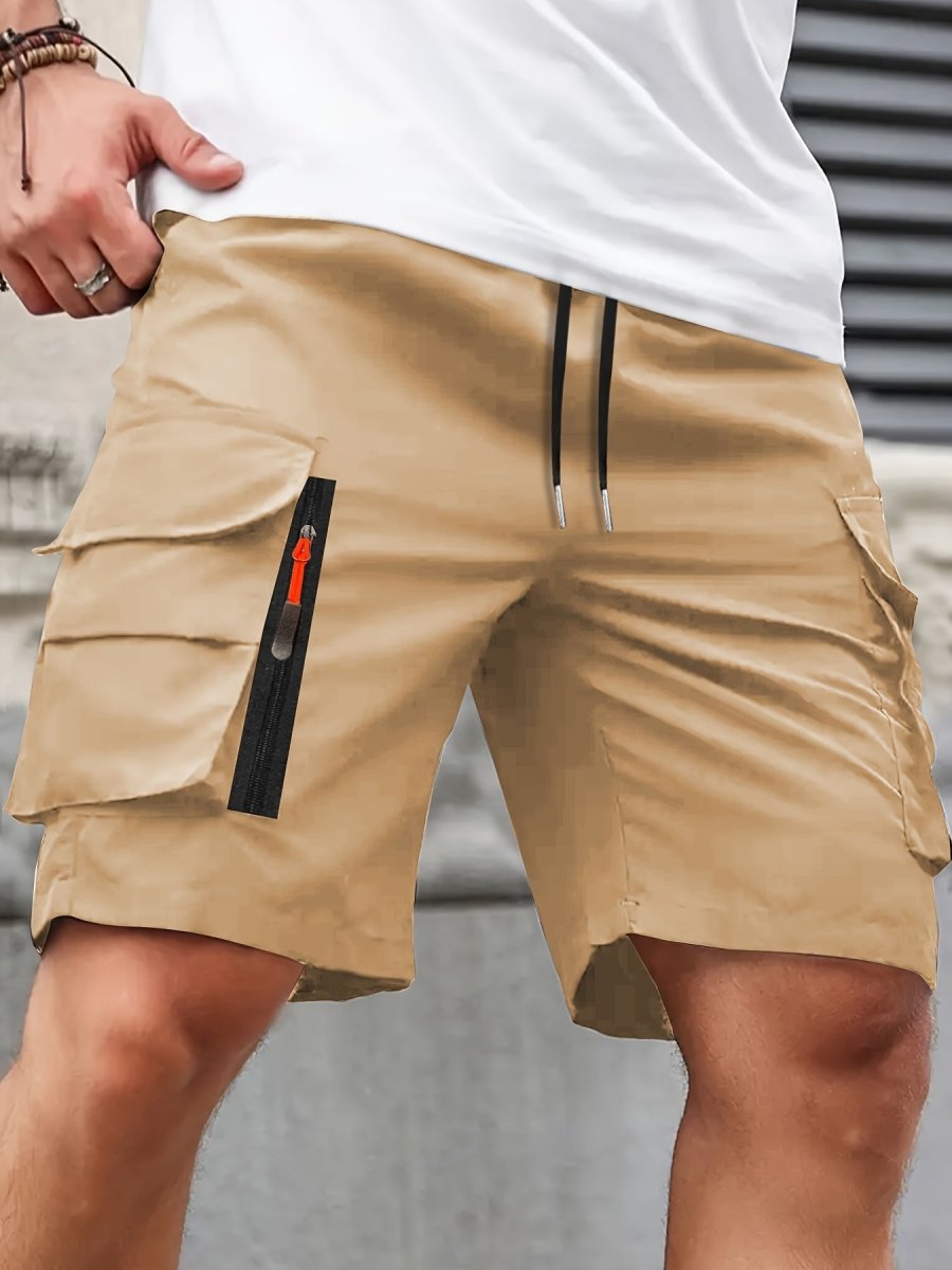Short cargo léger à poches zippées pour homme | Montelac - Montelac