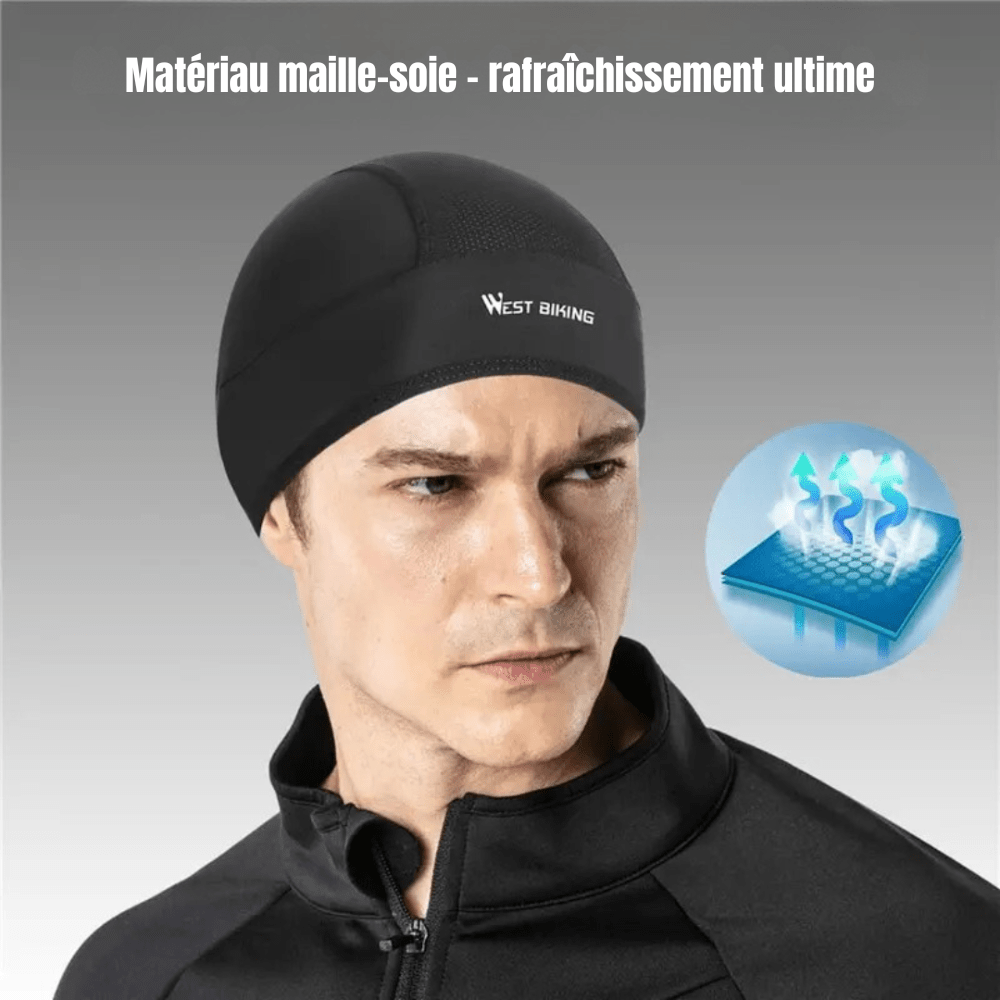 Sous - casque respirant en maille pour cyclisme estival - Montelac