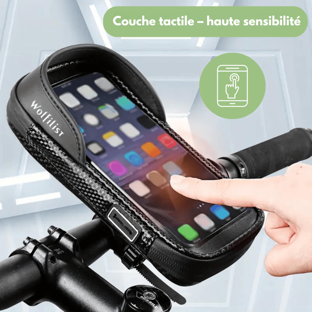 Support de téléphone étanche rotatif pour vélo - Montelac