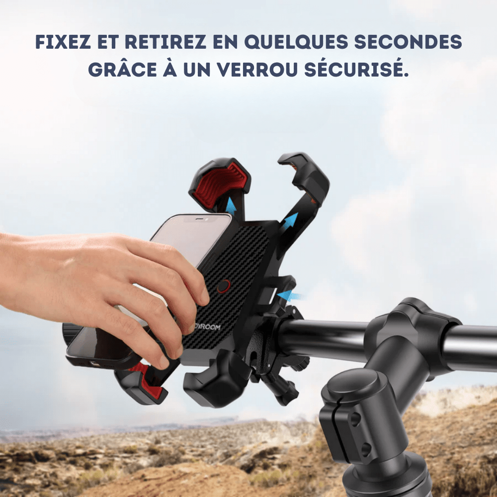 Support de téléphone vélo sécurisé ajustable | Montelac - Montelac
