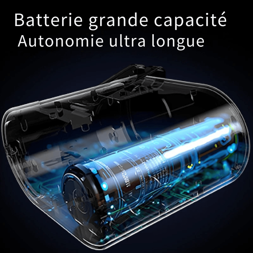Ventilateur portable de taille 10000 mAh résistant et étanche | Montelac - Montelac