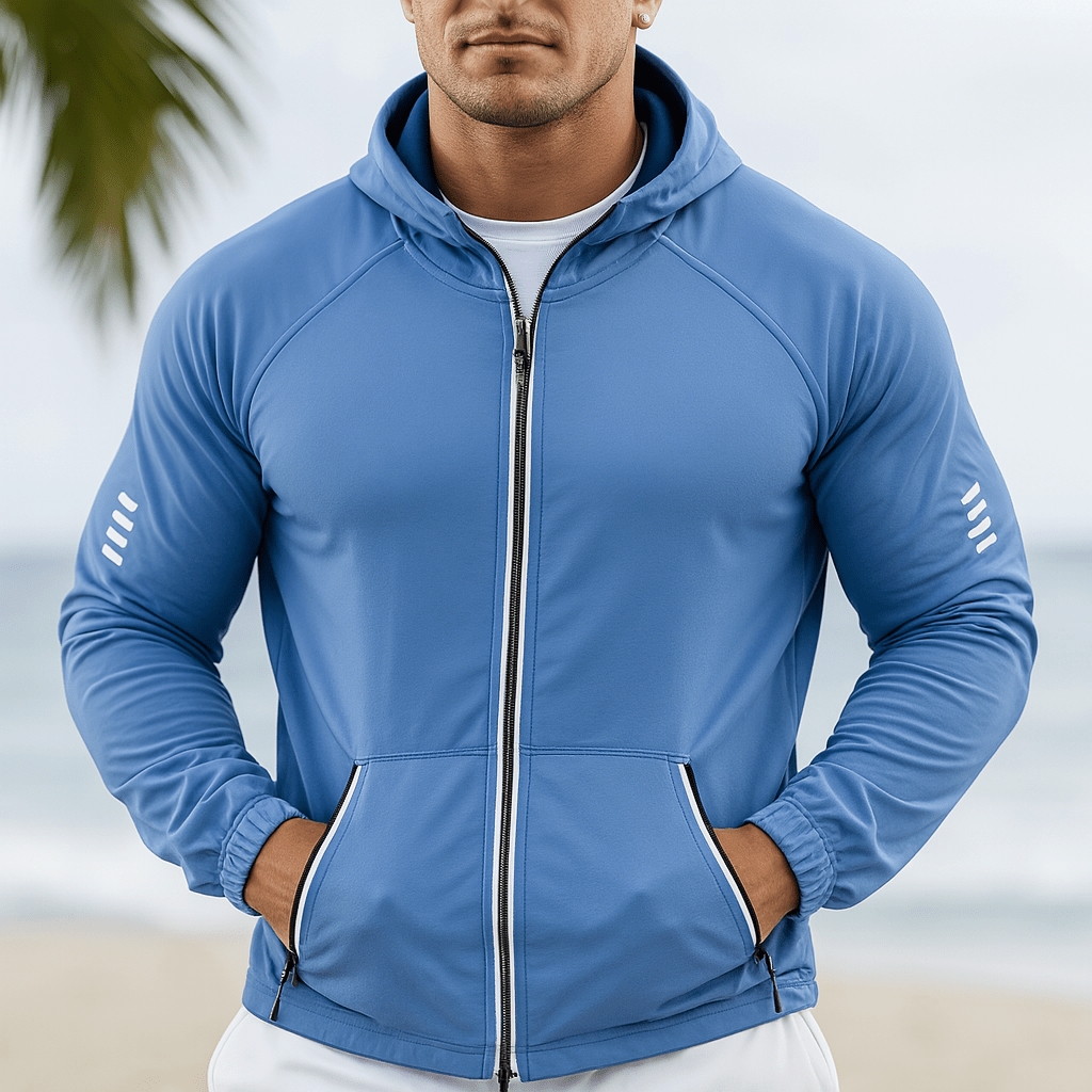 Veste à capuche légère zippée pour homme | Montelac - Montelac