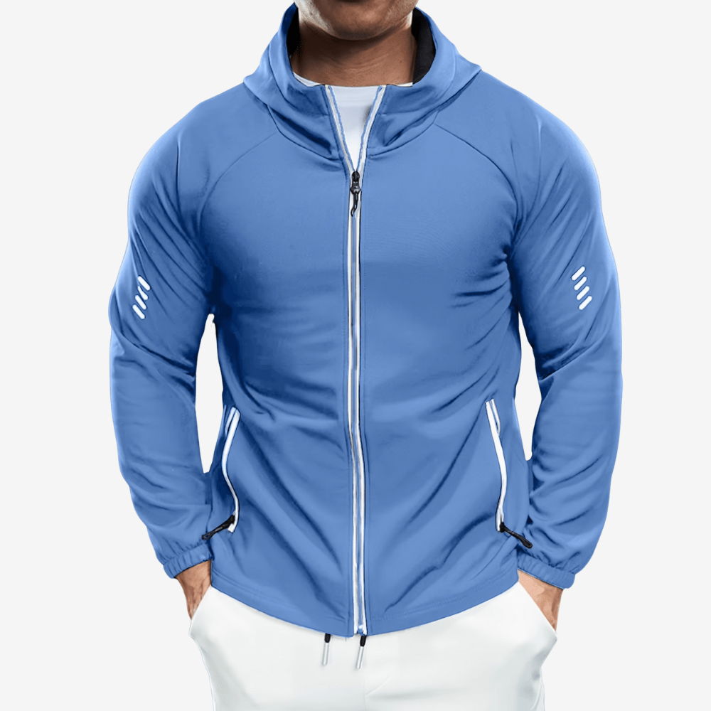 Veste à capuche légère zippée pour homme | Montelac - Montelac