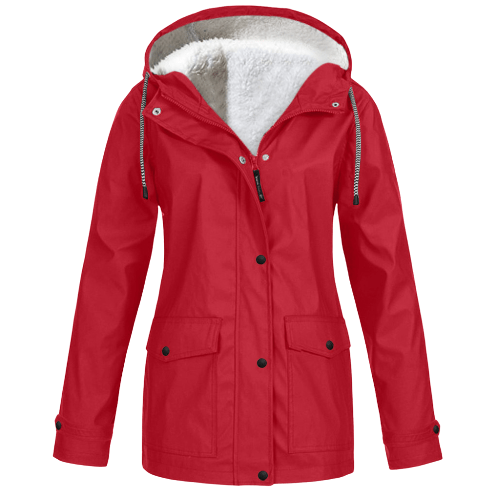 Veste imperméable coupe - vent avec capuche pour femme | Montelac - Montelac