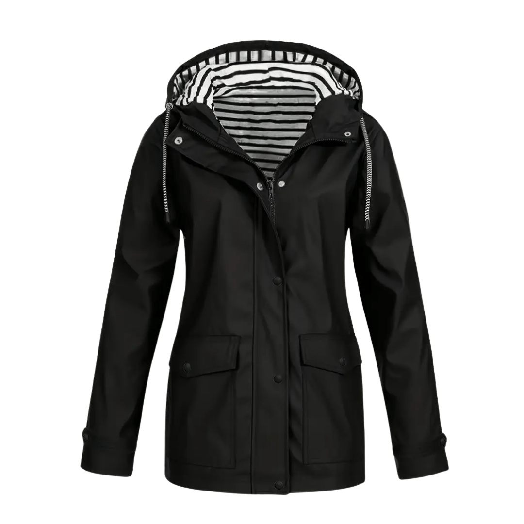 Veste imperméable coupe - vent avec capuche pour femme | Montelac - Montelac
