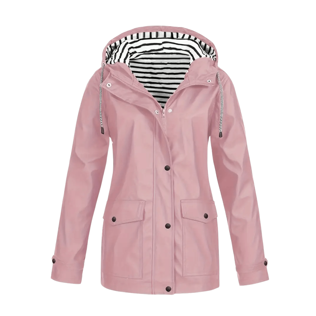 Veste imperméable coupe - vent avec capuche pour femme | Montelac - Montelac