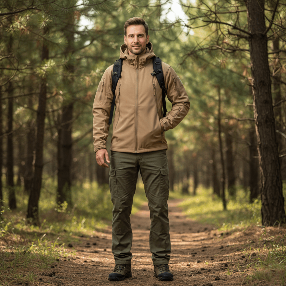 Veste softshell imperméable avec capuche réglable | Montelac - Montelac
